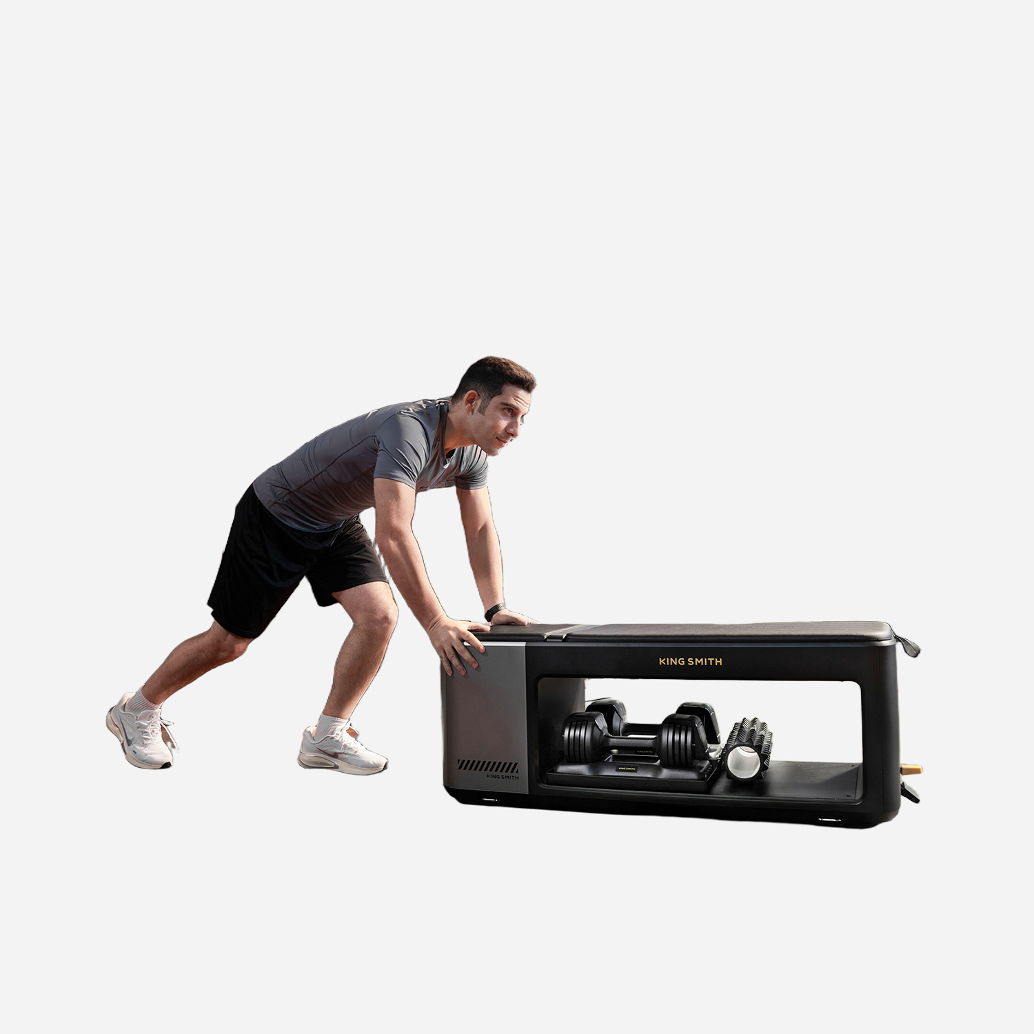 Kingsmith Multifunctional Fitness Bench BX2 + Dumbbell for BX2 - 2 pcs