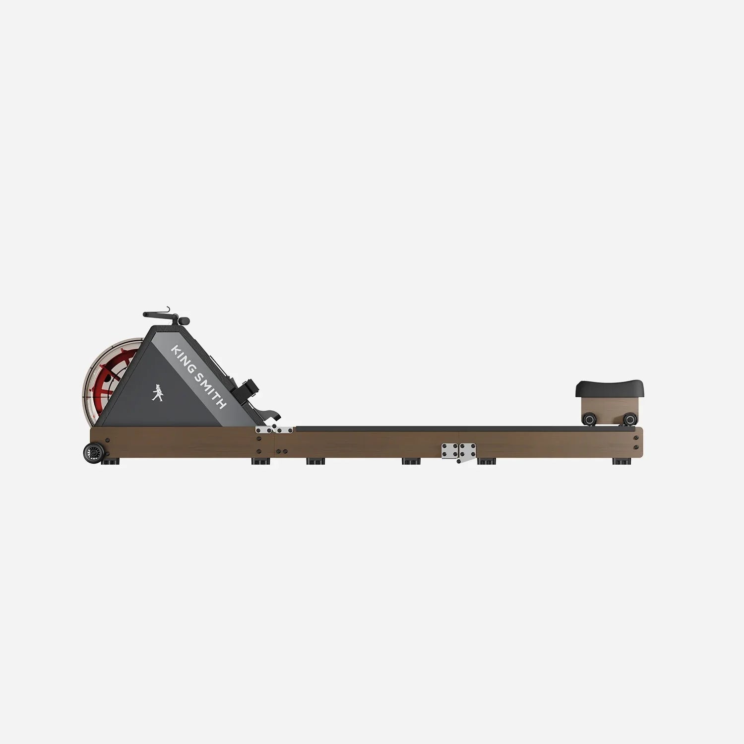 KingSmith Water Rowing Machine WR20,  With Tri-Fold Patent, Water Resistance. Walnut color