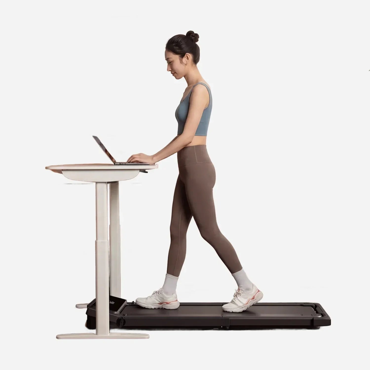 KingSmith Foldable Walkingpad Z3 Hybrid + With Max. Speed 10km/h,With side Armrest