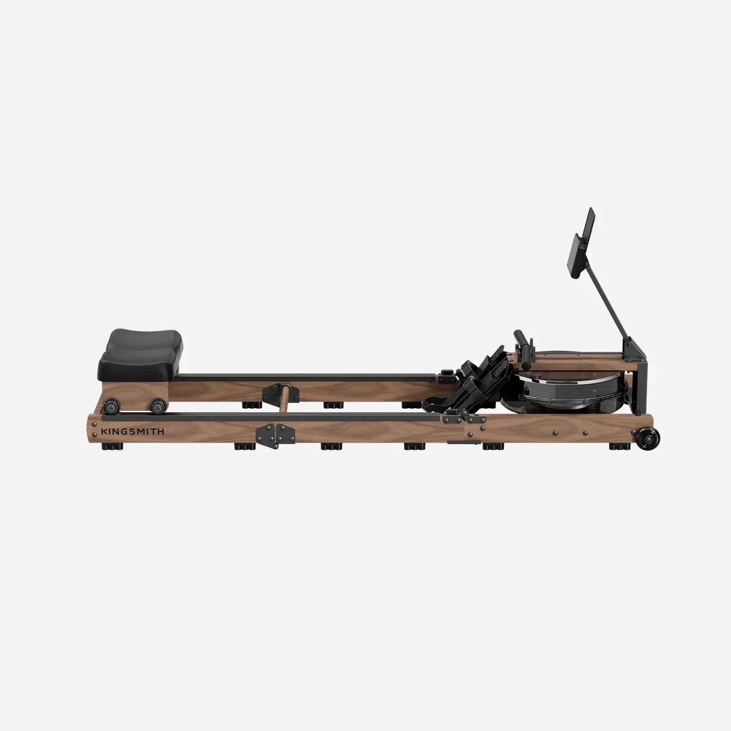 Kingsmith Water Rowing Machine WR3L,With Tri-Fold Patent,Water Resistance. Red Oak Color