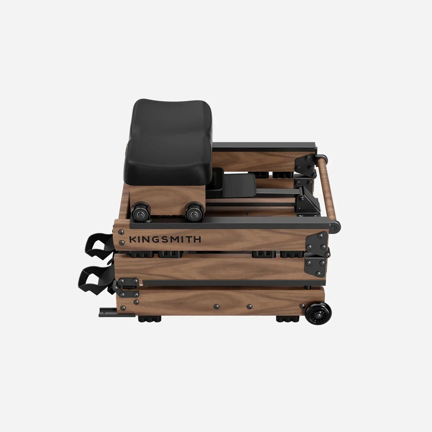 Kingsmith Water Rowing Machine WR3L,With Tri-Fold Patent,Water Resistance. Red Oak Color