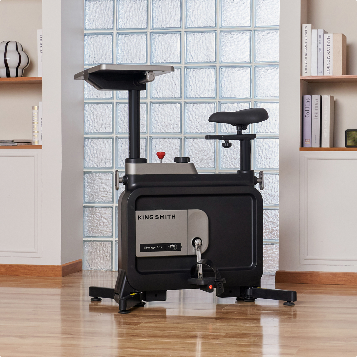 KingSmith W1B 3 IN 1 Foldable Exercise Bike, Under Desk Bike