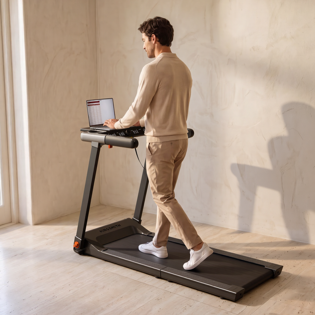 Kingsmith Treadmill G2 Pro with max. speed 14km/h, Heart Rate