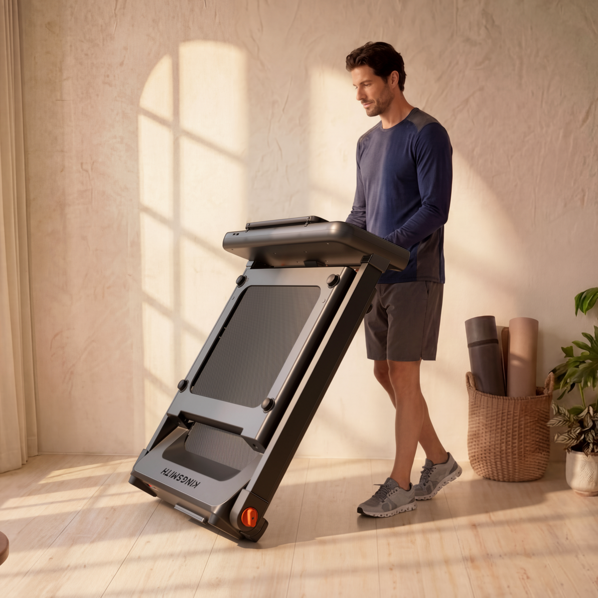 Kingsmith Treadmill G2 Pro with max. speed 14km/h, Heart Rate