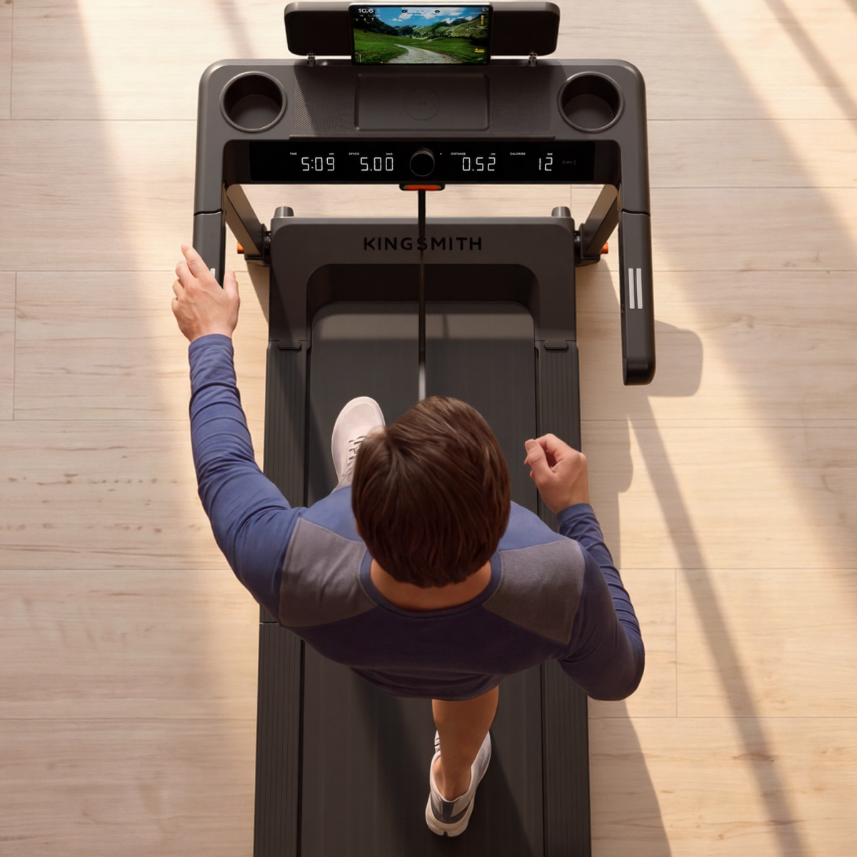 Kingsmith Treadmill G2 Pro with max. speed 14km/h, Heart Rate