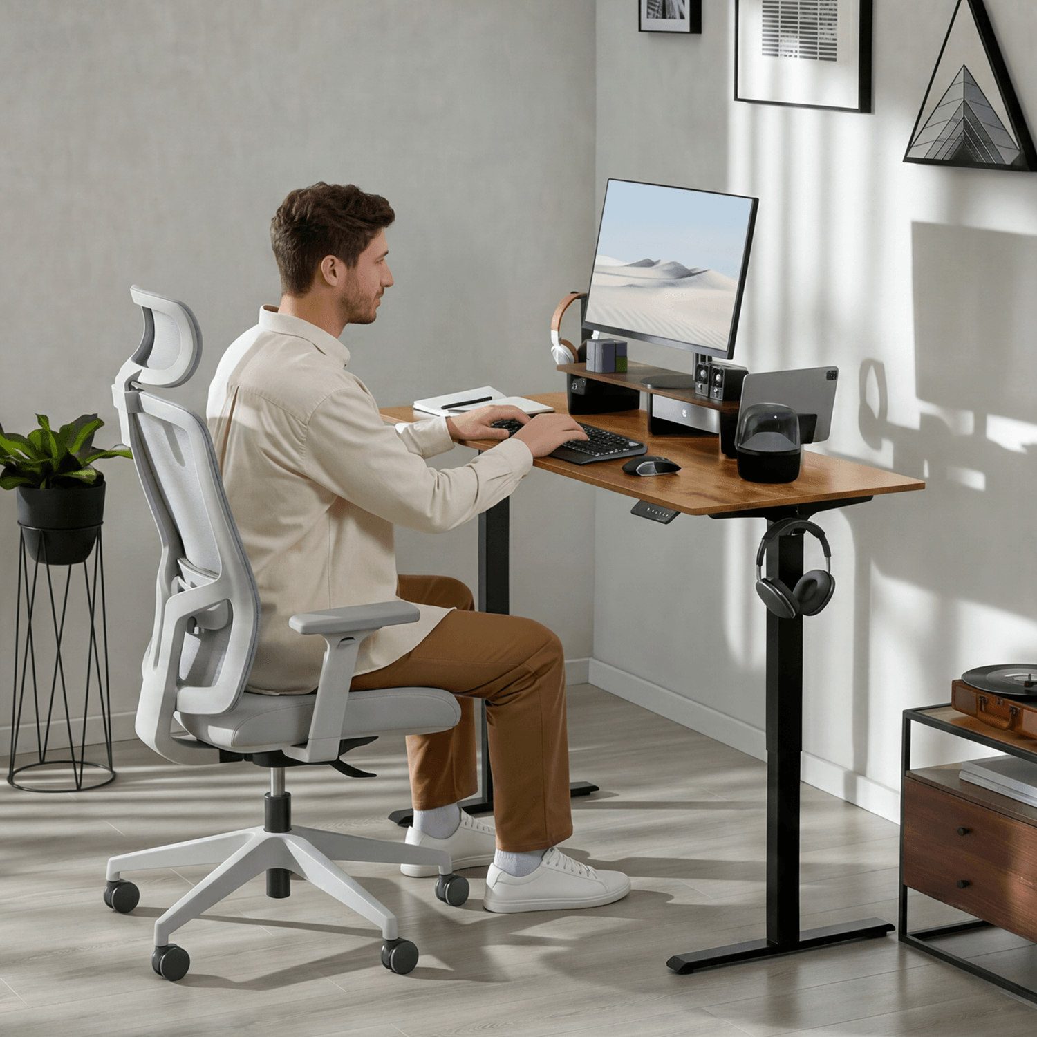 KingSmith ETSFI21 Adjustable Standing Desk
