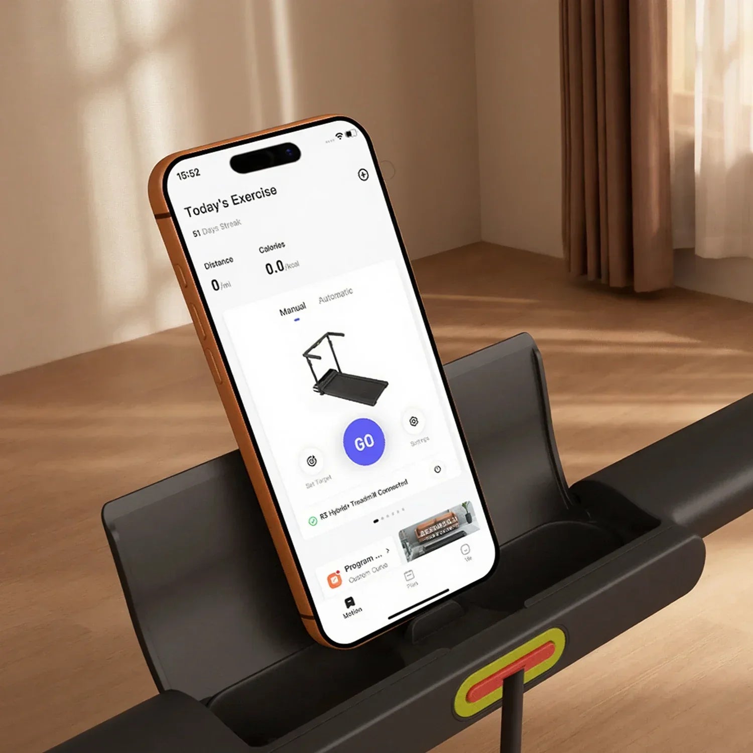 KingSmith Foldable Treadmill R3 Hybrid + With Max. speed 12km/h, With Side Armrest