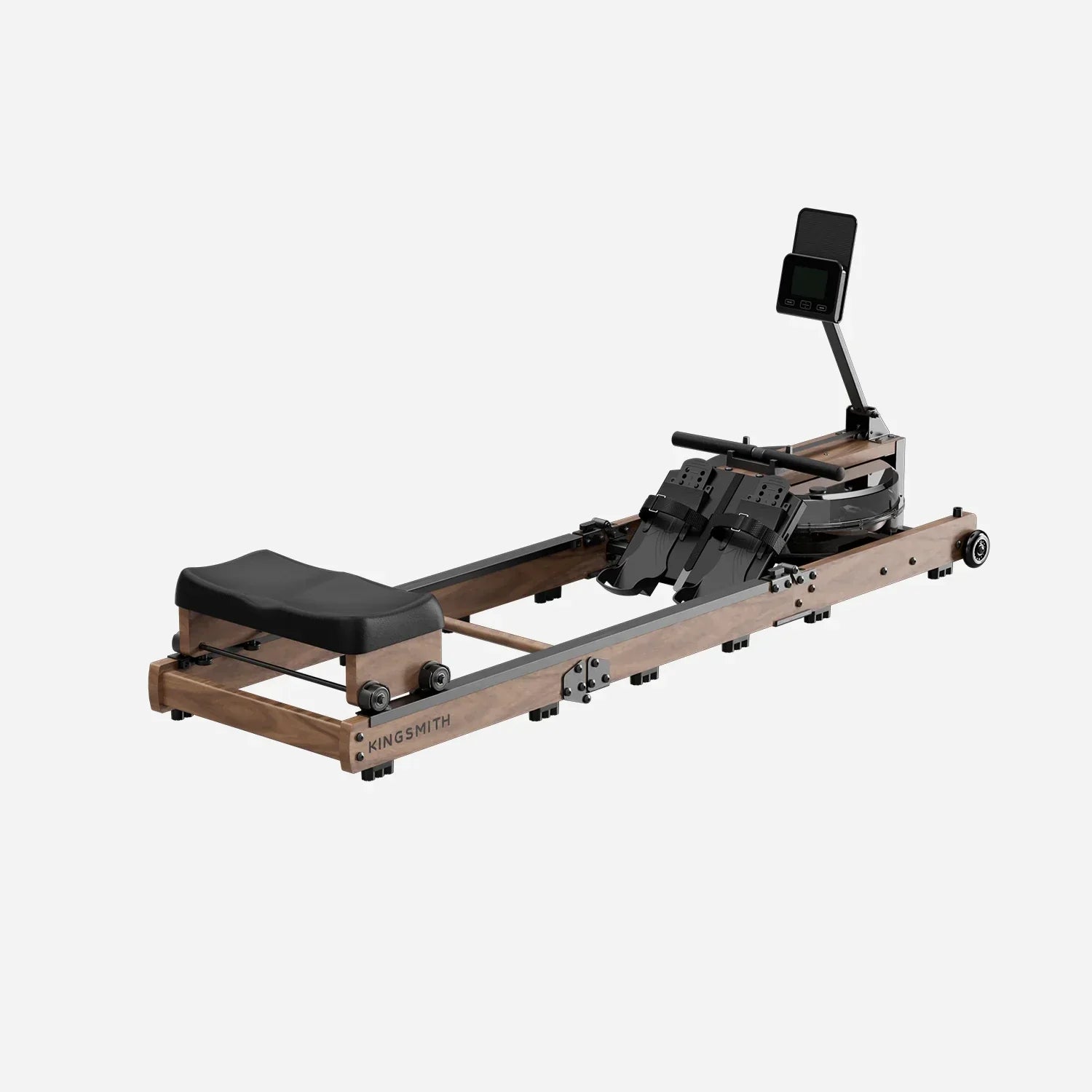 Kingsmith Water Rowing Machine WR3L,With Tri-Fold Patent,Water Resistance. Red Oak Color